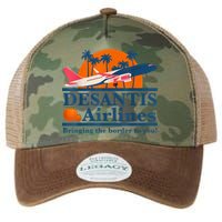 DeSantis Airlines Bringing The Border To You DeSantis 2024 Legacy Tie Dye Trucker Hat
