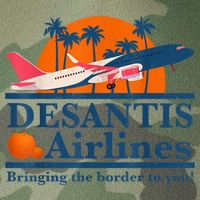 DeSantis Airlines Bringing The Border To You DeSantis 2024 Legacy Tie Dye Trucker Hat