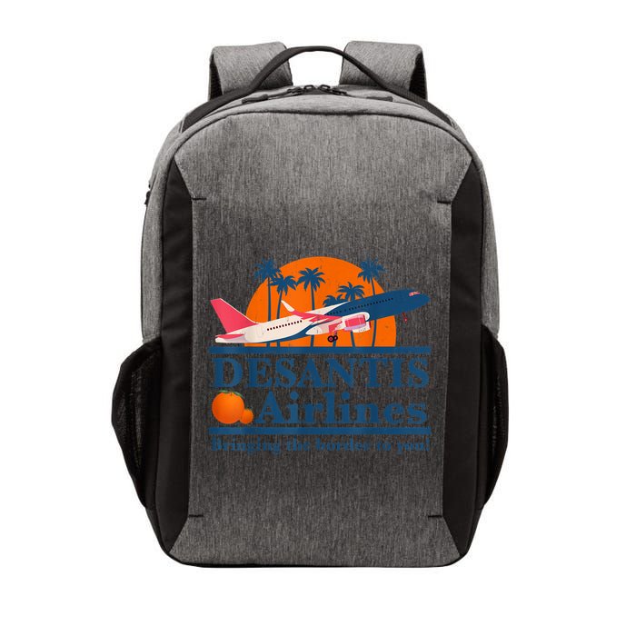 DeSantis Airlines Bringing The Border To You DeSantis 2024 Vector Backpack