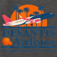 DeSantis Airlines Bringing The Border To You DeSantis 2024 Vector Backpack