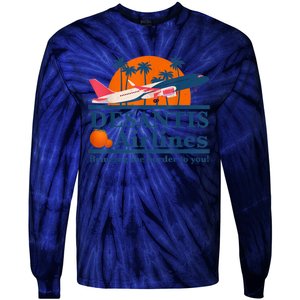 DeSantis Airlines Bringing The Border To You DeSantis 2024 Tie-Dye Long Sleeve Shirt