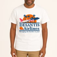 DeSantis Airlines Bringing The Border To You DeSantis 2024 Tall T-Shirt