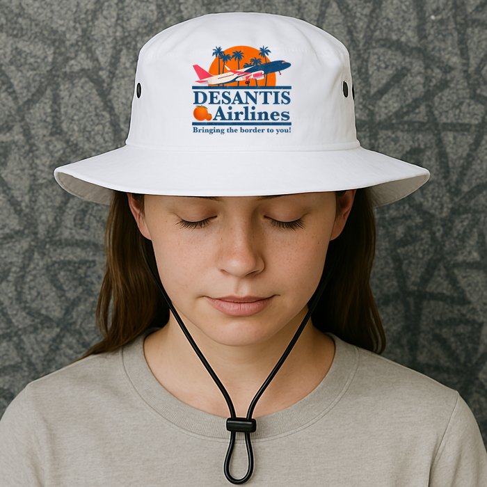 DeSantis Airlines Bringing The Border To You DeSantis 2024 Bucket Hat