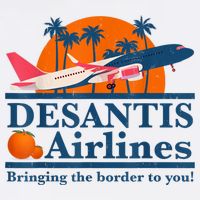 DeSantis Airlines Bringing The Border To You DeSantis 2024 Bucket Hat