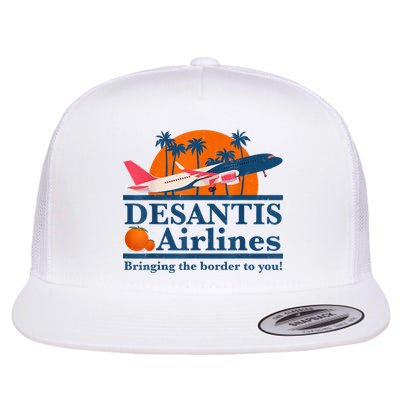 DeSantis Airlines Bringing The Border To You DeSantis 2024 Flatbill Hat