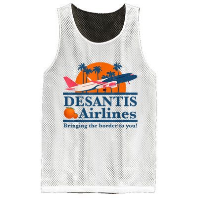 DeSantis Airlines Bringing The Border To You DeSantis 2024 Mesh Reversible Basketball Jersey Tank