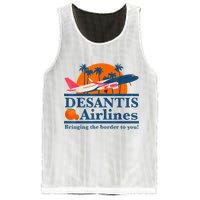 DeSantis Airlines Bringing The Border To You DeSantis 2024 Mesh Reversible Basketball Jersey Tank