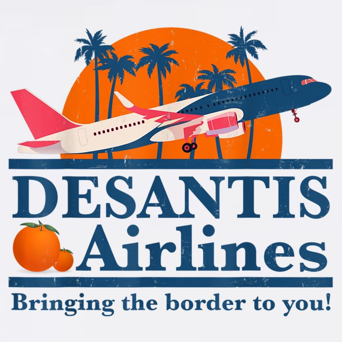 DeSantis Airlines Bringing The Border To You DeSantis 2024 Mesh Reversible Basketball Jersey Tank