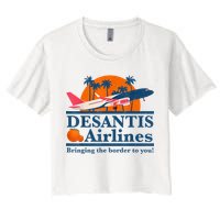 DeSantis Airlines Bringing The Border To You DeSantis 2024 Crop Top