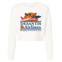 DeSantis Airlines Bringing The Border To You DeSantis 2024 Cropped Pullover Crew