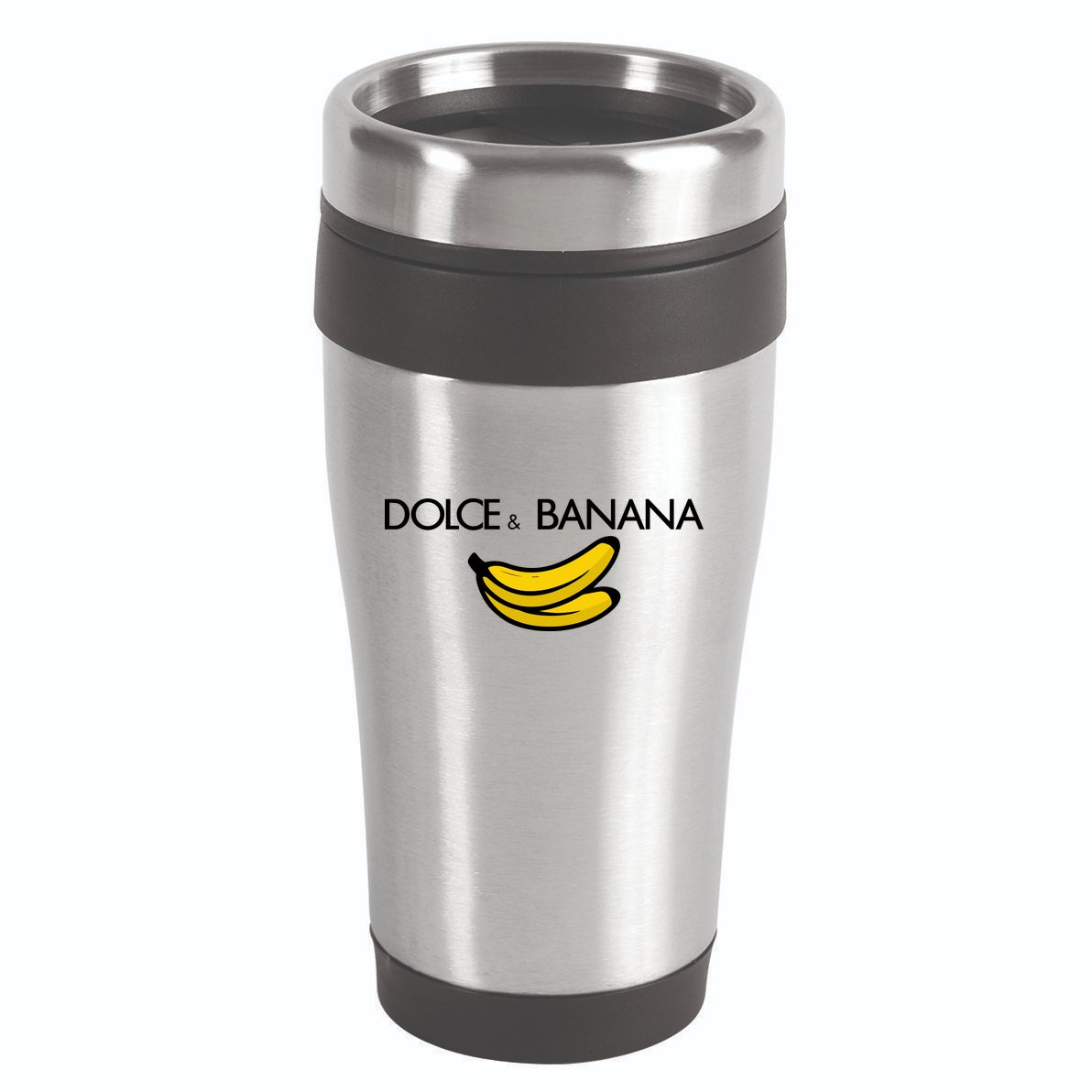 Dolce And Banana Funny Brand Name 16oz Travel Tumbler