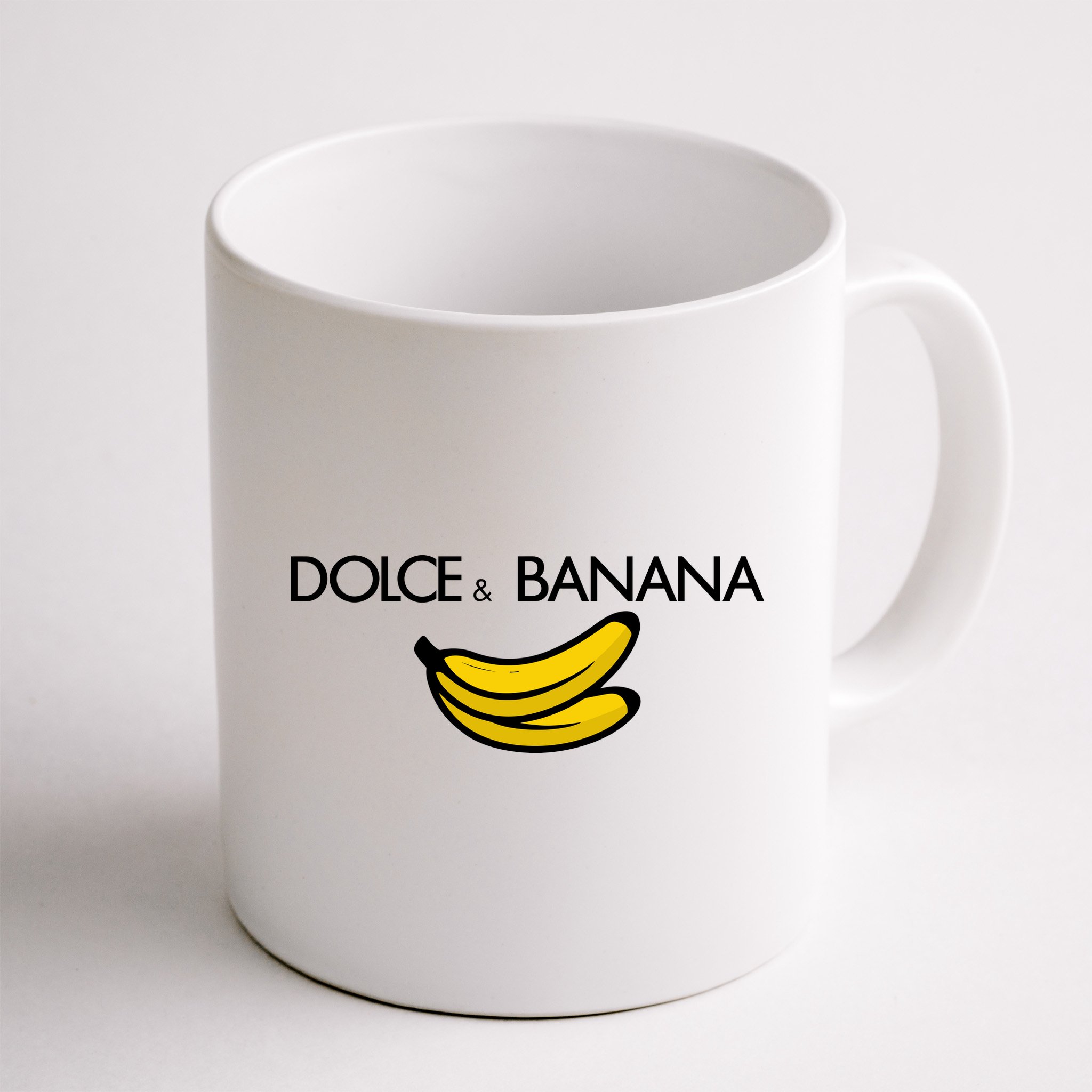 Dolce And Banana Funny Brand Name Mug