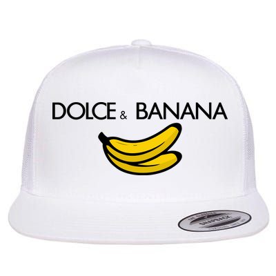 Dolce And Banana Funny Brand Name Flatbill Hat