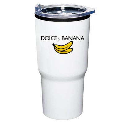 Dolce And Banana Funny Brand Name Tumbler