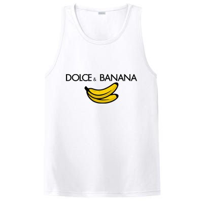 Dolce And Banana Funny Brand Name PosiCharge Competitor Tank