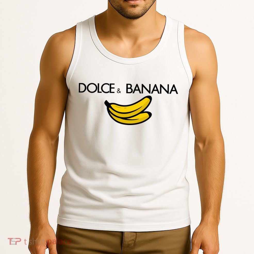 Dolce And Banana Funny Brand Name Tank Top