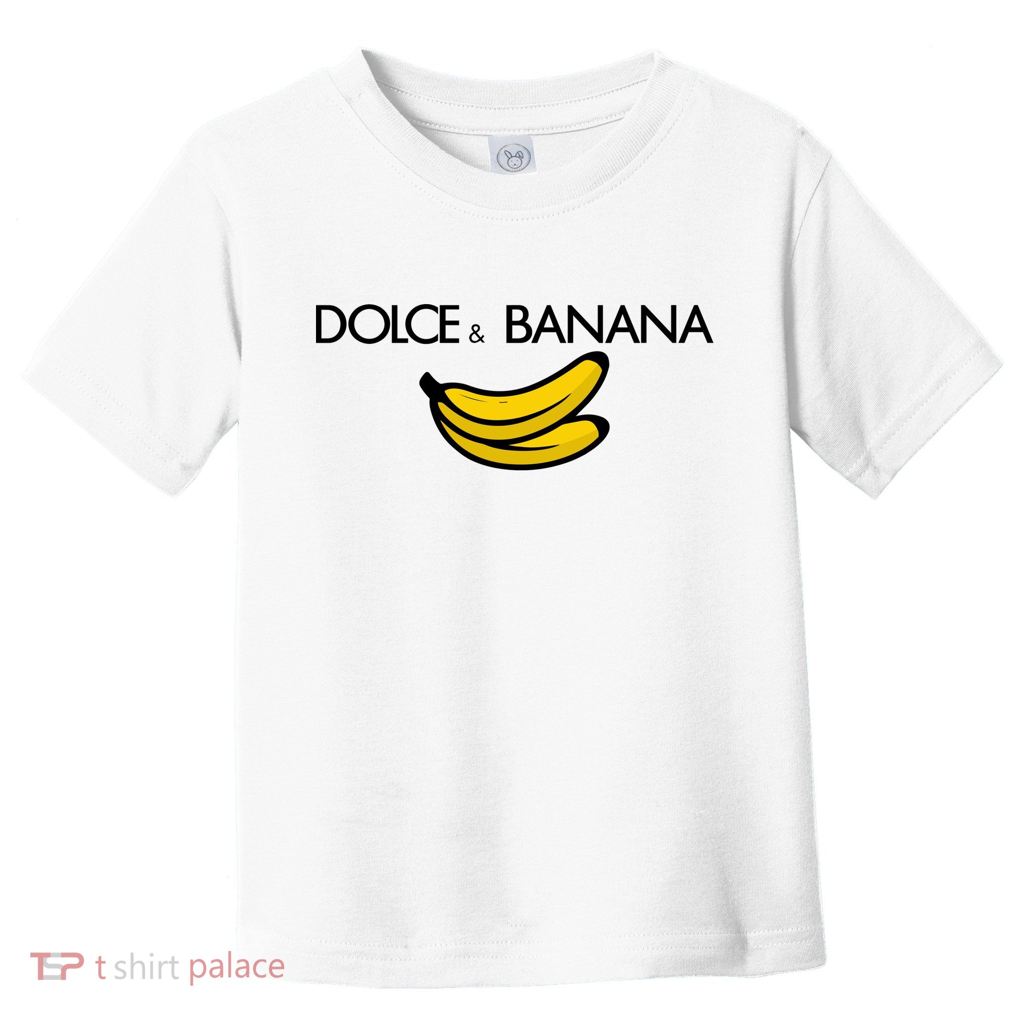 Dolce And Banana Funny Brand Name Toddler T-Shirt