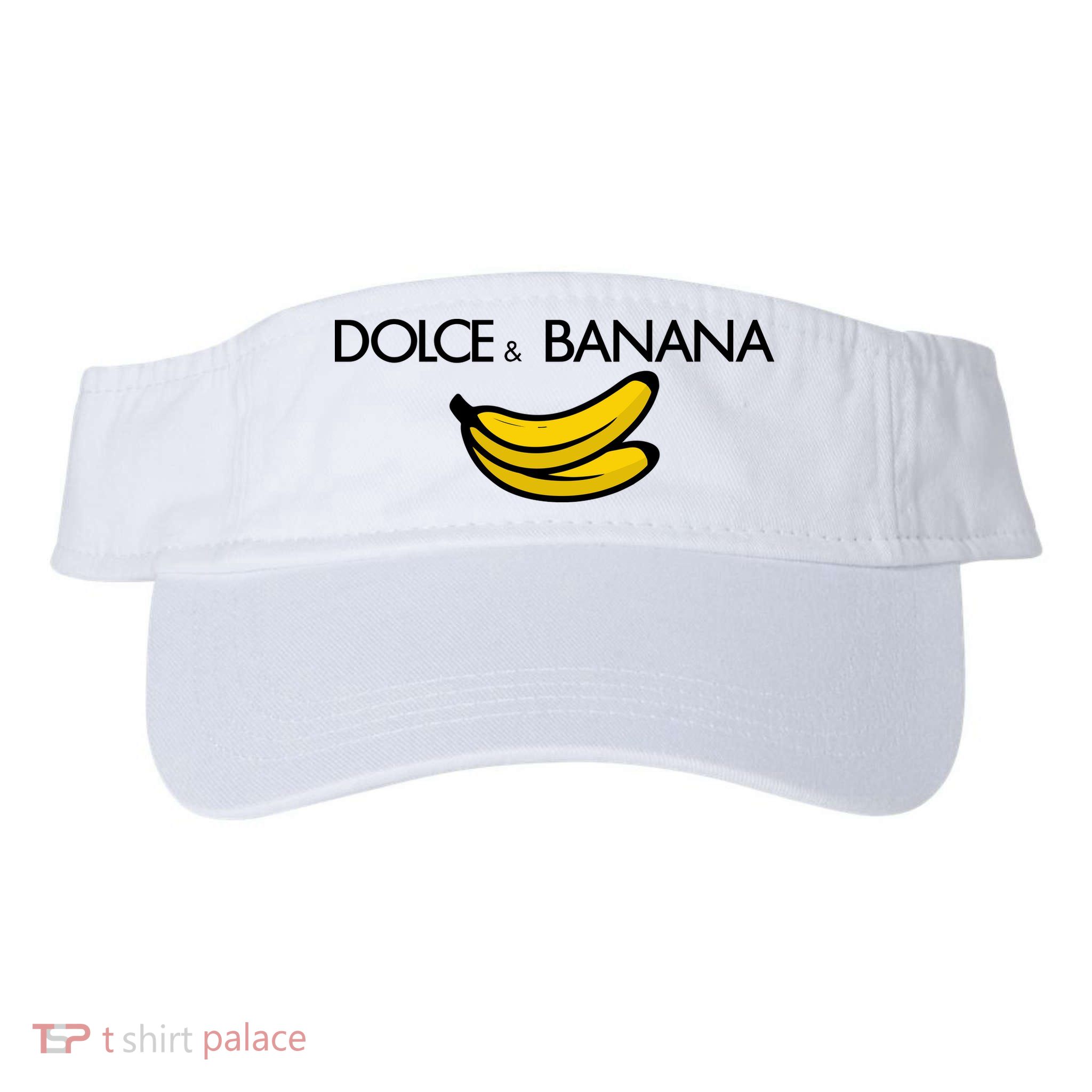 Dolce And Banana Funny Brand Name Visor