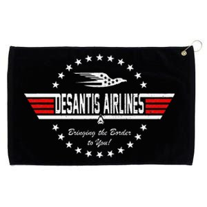 Desantis Airlines Bringing The Border To You Grommeted Golf Towel