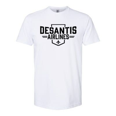 DeSantis Airlines Bringing The Border To You Funny Softstyle CVC T-Shirt