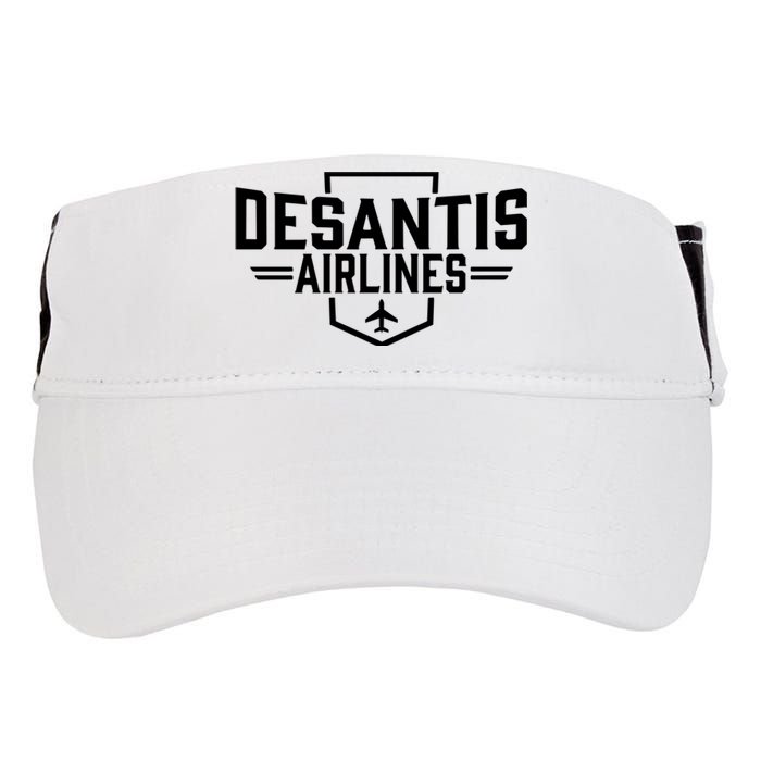 DeSantis Airlines Bringing The Border To You Funny Adult Drive Performance Visor