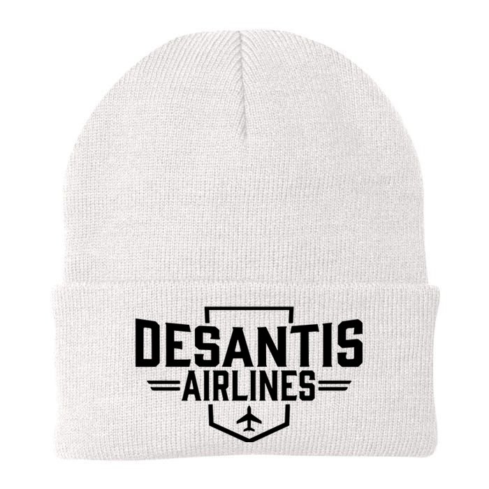 DeSantis Airlines Bringing The Border To You Funny Knit Cap Winter Beanie