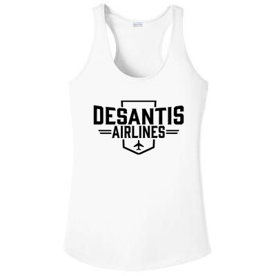 DeSantis Airlines Bringing The Border To You Funny Ladies PosiCharge Competitor Racerback Tank