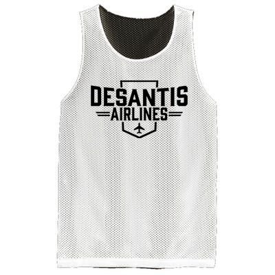 DeSantis Airlines Bringing The Border To You Funny Mesh Reversible Basketball Jersey Tank