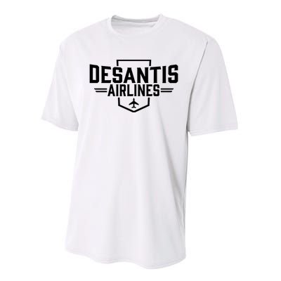 DeSantis Airlines Bringing The Border To You Funny Performance Sprint T-Shirt