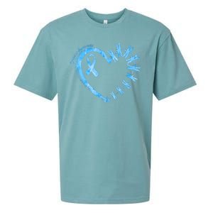 Diabetes Awareness Blue Dragonfly Ribbon Heart Sueded Cloud Jersey T-Shirt