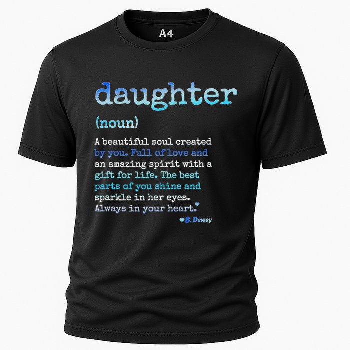 Daughter A Beautiful Soul Word Design Cooling Performance Crew T-Shirt