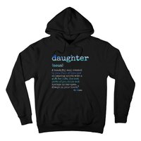 Daughter A Beautiful Soul Word Design Hoodie