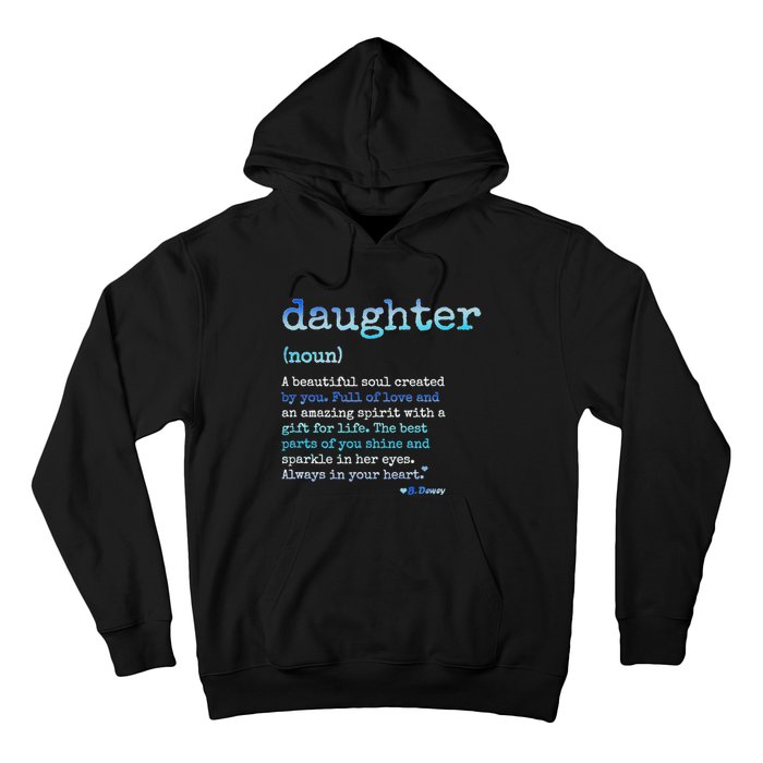 Daughter A Beautiful Soul Word Design Hoodie