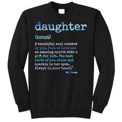 Daughter A Beautiful Soul Word Design Sweatshirt