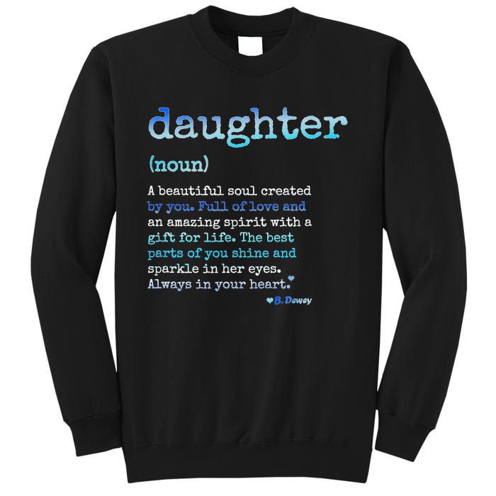 Daughter A Beautiful Soul Word Design Sweatshirt