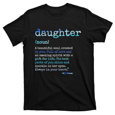 Daughter A Beautiful Soul Word Design T-Shirt