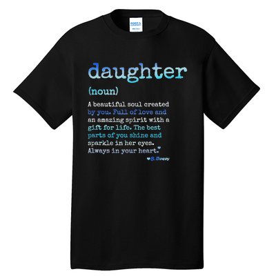 Daughter A Beautiful Soul Word Design Tall T-Shirt