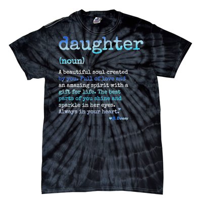 Daughter A Beautiful Soul Word Design Tie-Dye T-Shirt