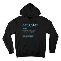 Daughter A Beautiful Soul Word Design Tall Hoodie