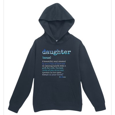 Daughter A Beautiful Soul Word Design Urban Pullover Hoodie