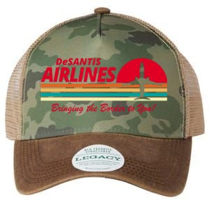 DeSantis Airlines Bringing The Border To You Legacy Tie Dye Trucker Hat