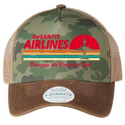 DeSantis Airlines Bringing The Border To You Legacy Tie Dye Trucker Hat