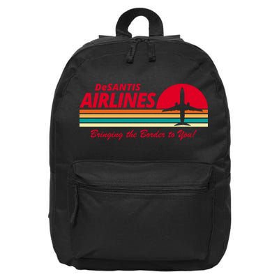 DeSantis Airlines Bringing The Border To You 16 in Basic Backpack