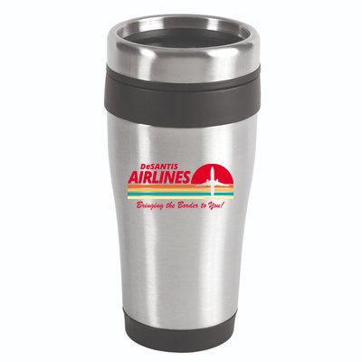 DeSantis Airlines Bringing The Border To You 16oz Travel Tumbler