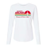 DeSantis Airlines Bringing The Border To You Womens Cotton Relaxed Long Sleeve T-Shirt