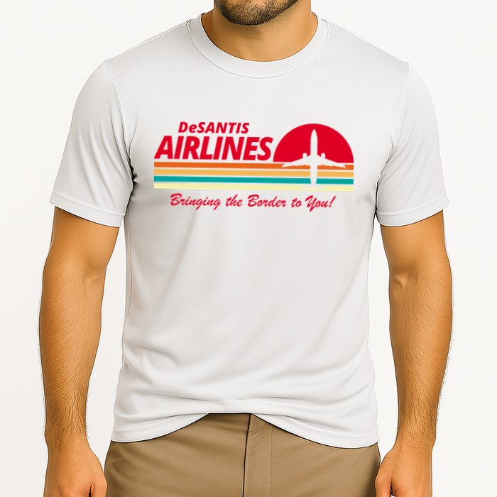 DeSantis Airlines Bringing The Border To You Performance Shirt