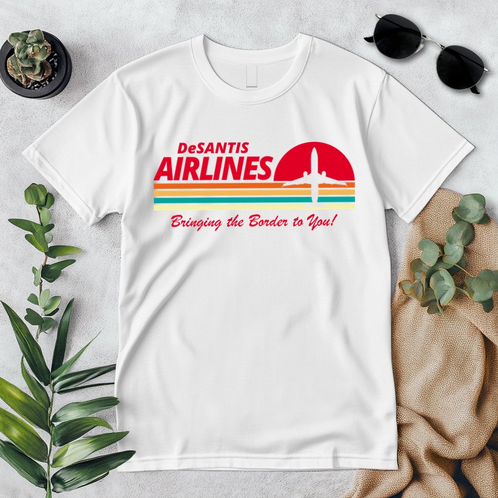 DeSantis Airlines Bringing The Border To You Premium T-Shirt