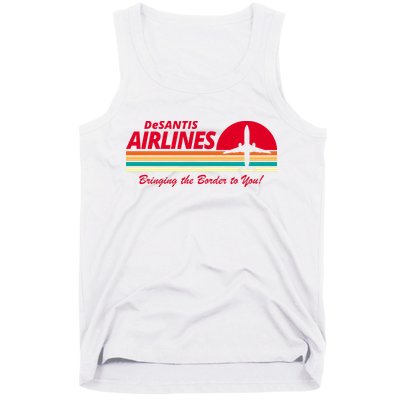 DeSantis Airlines Bringing The Border To You Tank Top