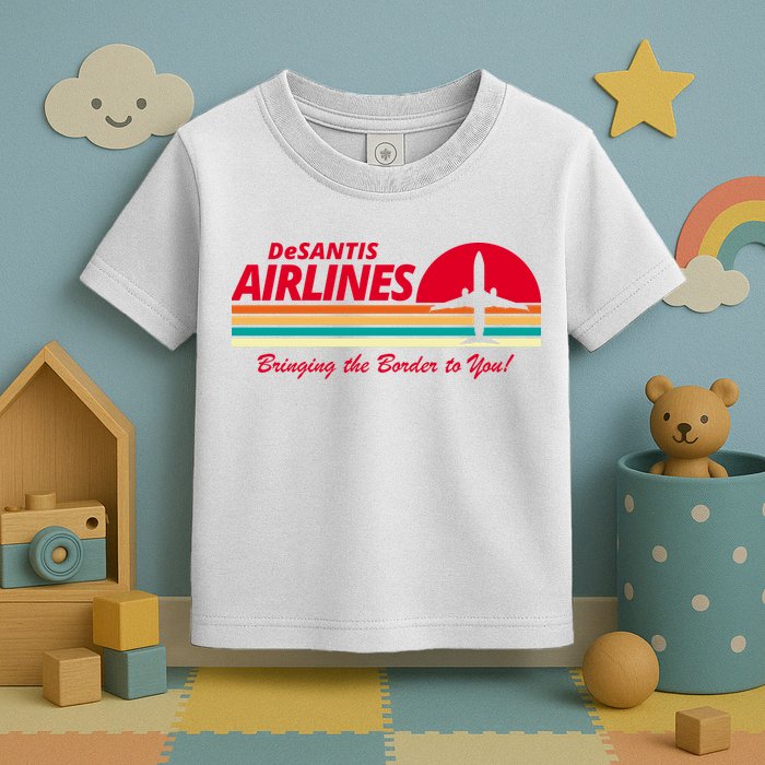 DeSantis Airlines Bringing The Border To You Toddler T-Shirt