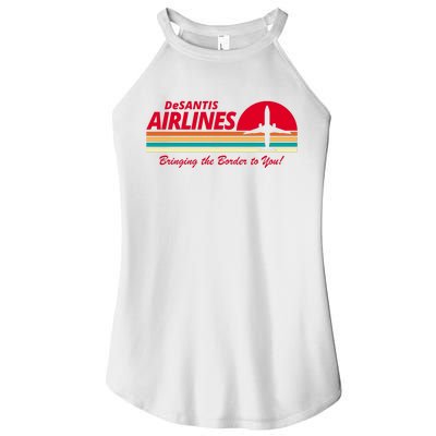 DeSantis Airlines Bringing The Border To You Women's Perfect Tri Rocker Tank